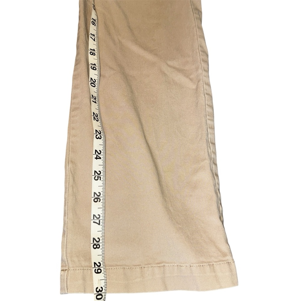 Gloria Vanderbilt Charlene Khaki Pants Women's 10 Short Tan Chino Straight Leg - Picture 5 of 7